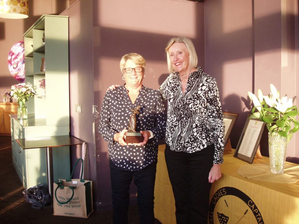 Winner of the Millennium Trophy, Debbie Sedgeman and Brenda Williamson